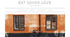 Desktop Screenshot of eatsavorlove.com