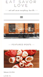 Mobile Screenshot of eatsavorlove.com